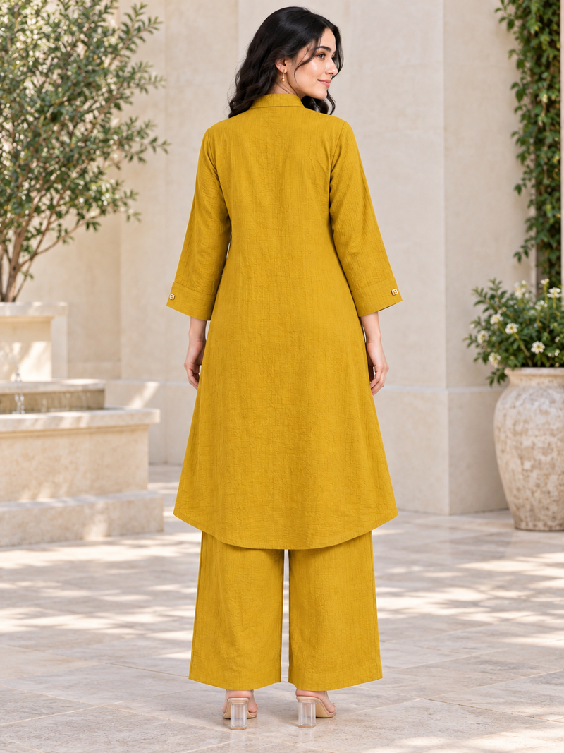 Floral Handwork Chinon Co-ord Set