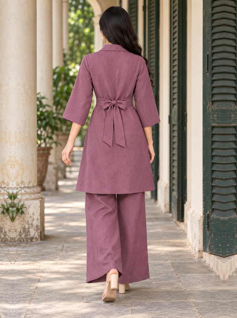 Embellished Shirt Co-ord Set